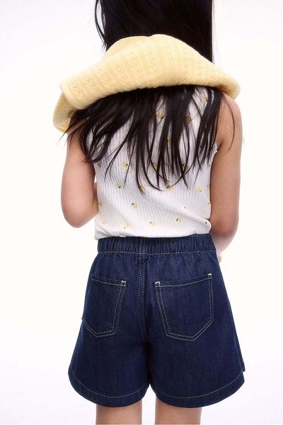 H&M Cotton denim skort