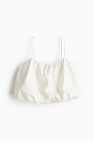 H&M Bubble-hem strappy top