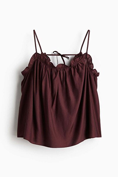 H&M Frill-trimmed Strappy Top