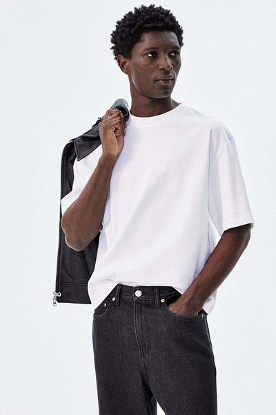 H&M Loose Fit Boxy-style T-shirt