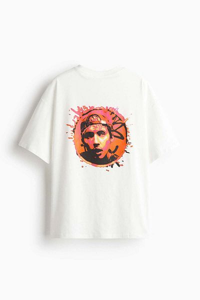 H&M Oversized printed T-shirt