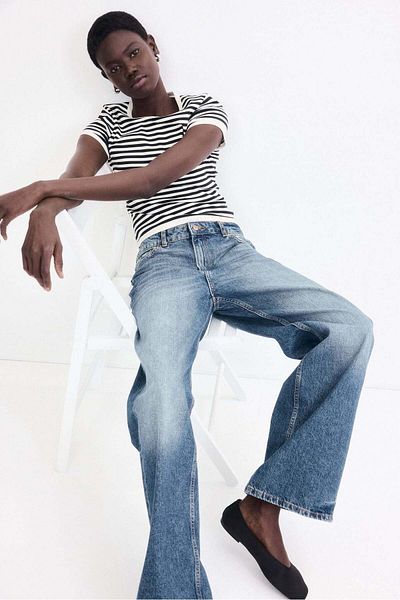 H&M Fitted T-shirt