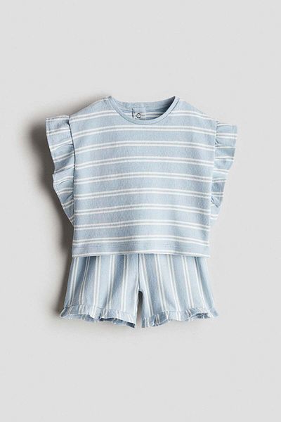 H&M 2-piece printed terry set