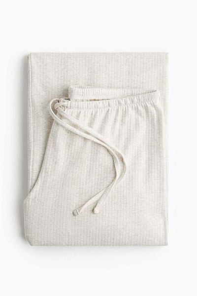 H&M Wide jersey trousers