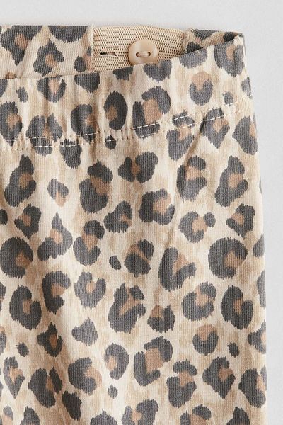 H&M Printed cotton leggings