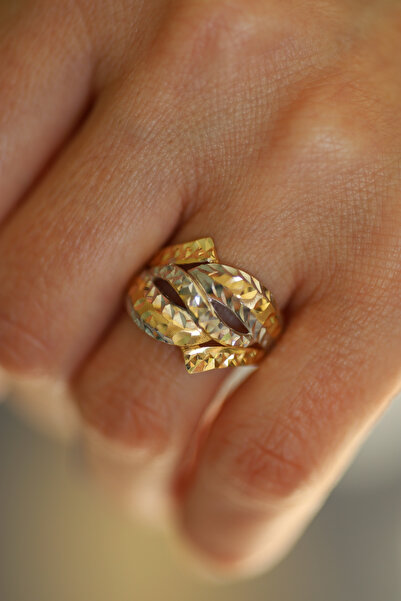 Yenigün Kuyumculuk 14 Ayar Altın Taşsız Kalemli Anne Yüzük 7