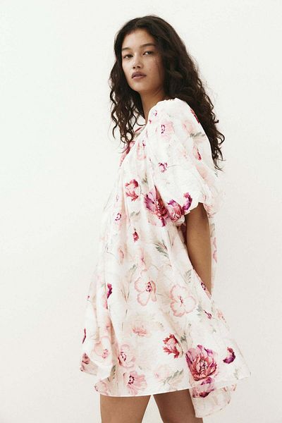 H&M Balloon-sleeved tunic dress