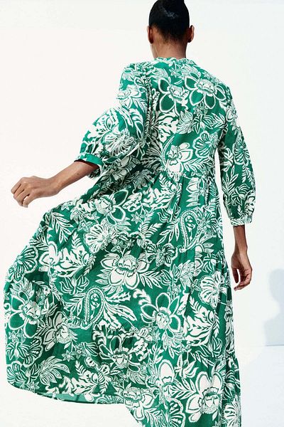 H&M Tiered midi dress