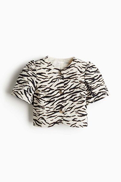 H&M Puff-sleeved blouse