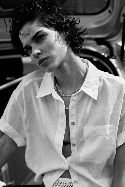 H&M Linen-blend shirt
