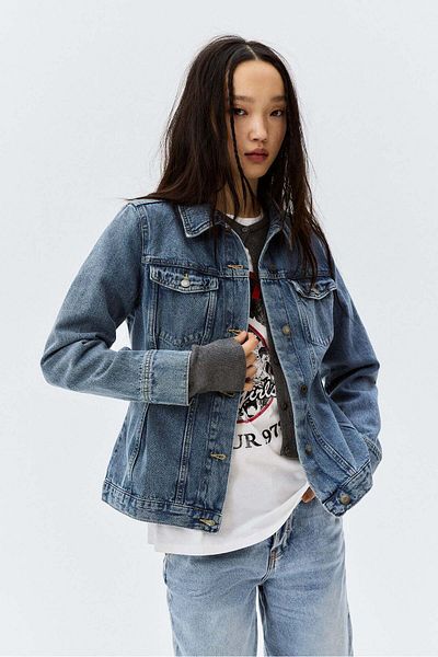 H&M Tapered-waist denim jacket