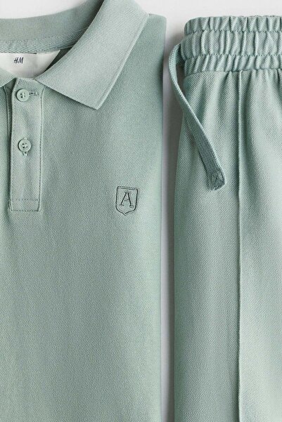 H&M 2-piece Cotton Piqué Set