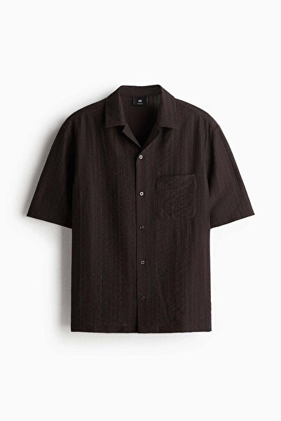 H&M Regular Fit Textured resort shirt