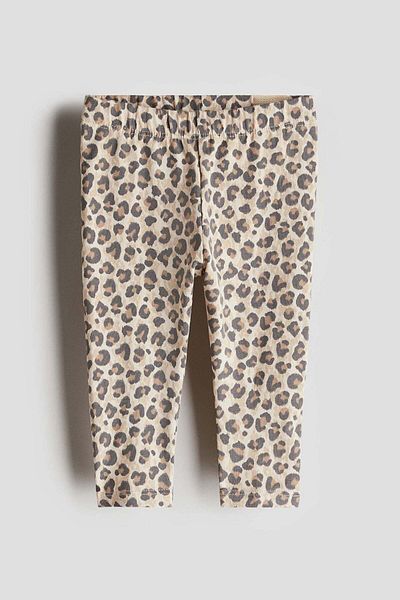 H&M Printed cotton leggings