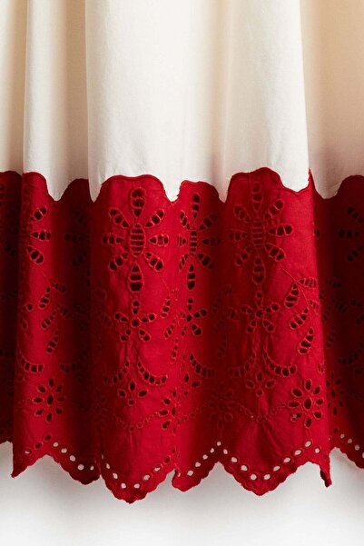 H&M Broderie anglaise-detail dress