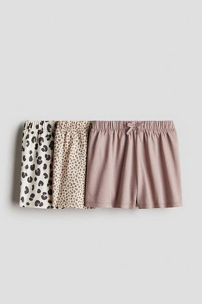 H&M 3-pack cotton shorts