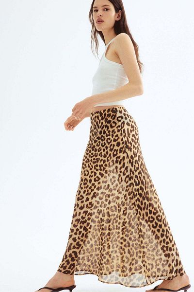 H&M Chiffon maxi skirt