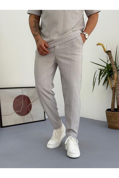Combineman35 Reported Ottoman Fabric Trousers Back Single Pocket