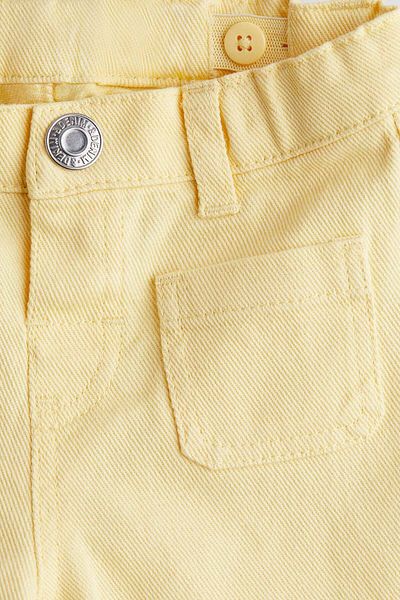H&M Flared cotton twill trousers