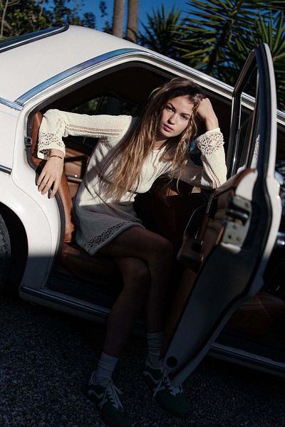 H&M Hole-knit mini dress