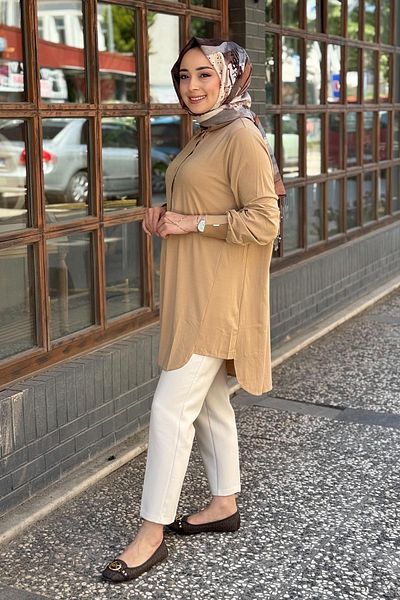 Invee Cămașă INVEE 6926 Camel