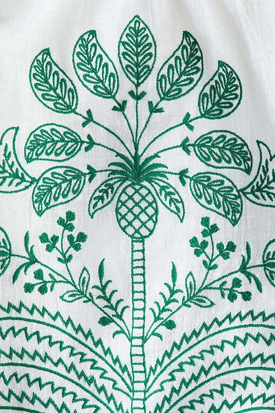 H&M Embroidered cotton dress