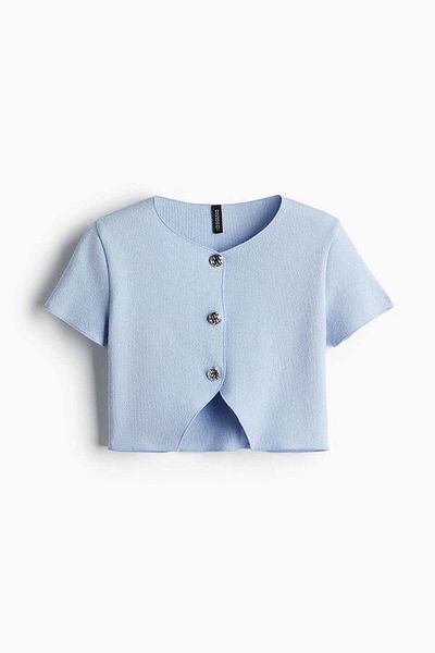 H&M Short-sleeved jersey cardigan