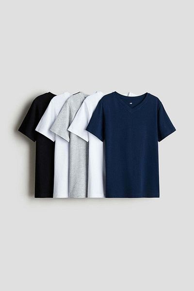 H&M 5-pack Cotton T-shirts