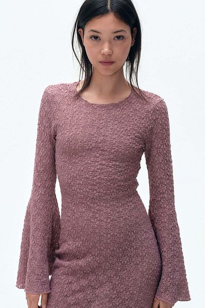 H&M Jacquard-jersey bodycon dress