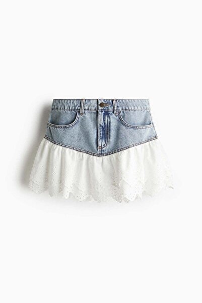 H&M Flounced mini skirt