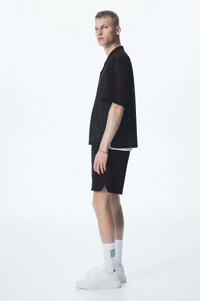 H&M Loose Fit Mesh resort shirt