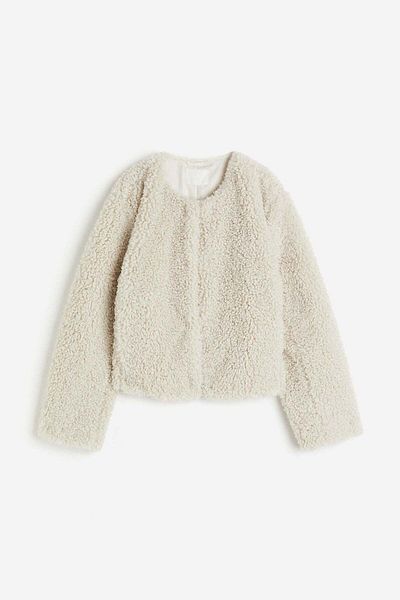 H&M Short teddy jacket
