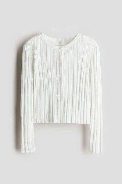 H&M Rib-knit cardigan