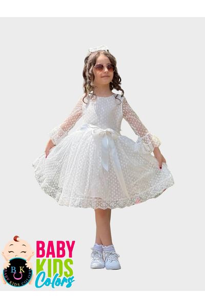 baby kids colors Lace Girl's Dress