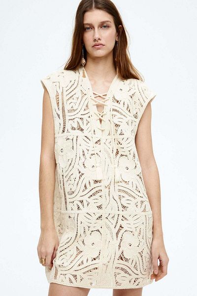 H&M Crochet-look dress