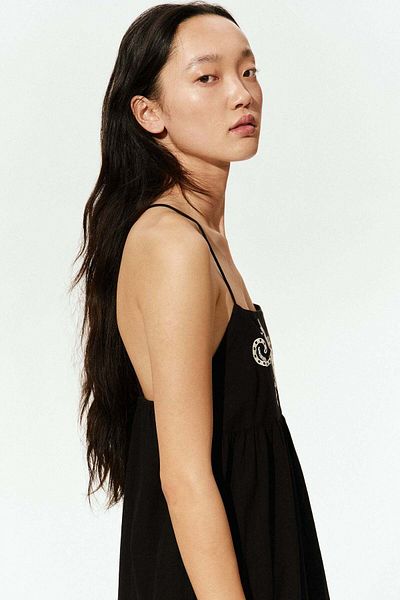H&M Cotton strappy dress