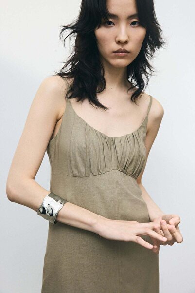 H&M Linen-blend strappy dress