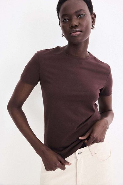 H&M Fitted T-shirt