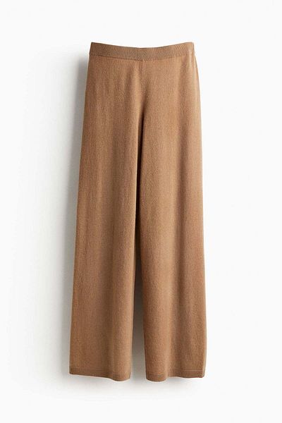 H&M Fine-knit cashmere trousers