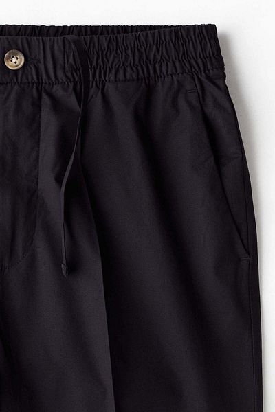 H&M Regular Fit Cropped cotton trousers