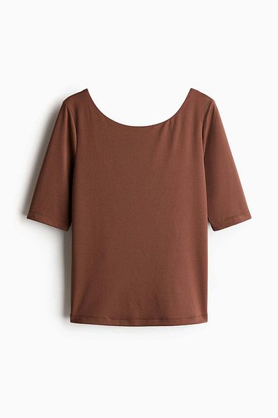 H&M Ballerina-neckline Top