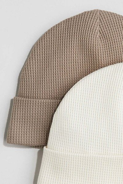 H&M 2-pack Ribbed Beanies