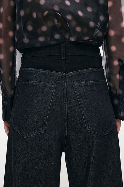 H&M Two-toned wide-leg jeans