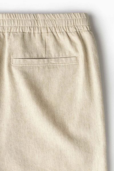 H&M Regular Fit Linen-blend Shorts