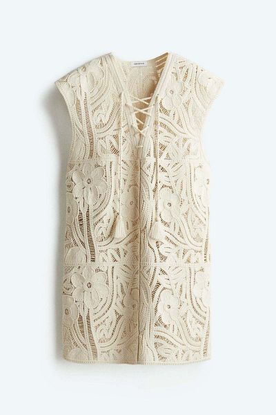 H&M Crochet-look dress