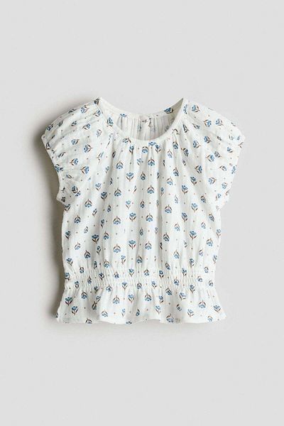 H&M Cotton muslin top