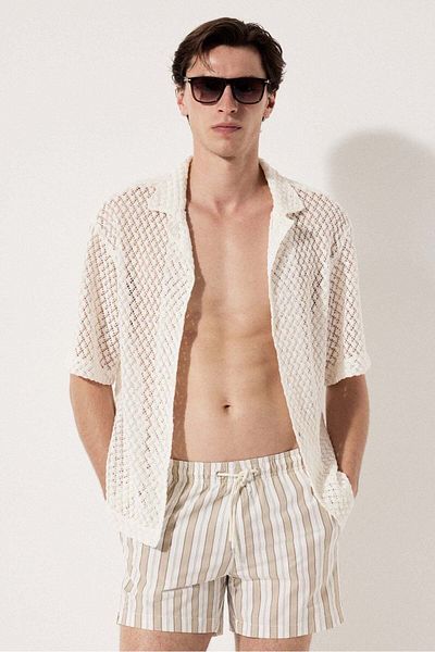 H&M Seersucker swim shorts