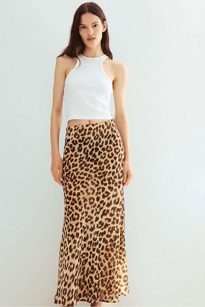 H&M Chiffon maxi skirt
