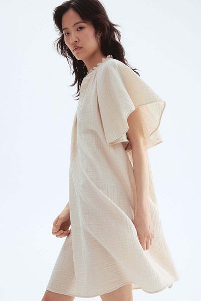H&M A-line muslin dress