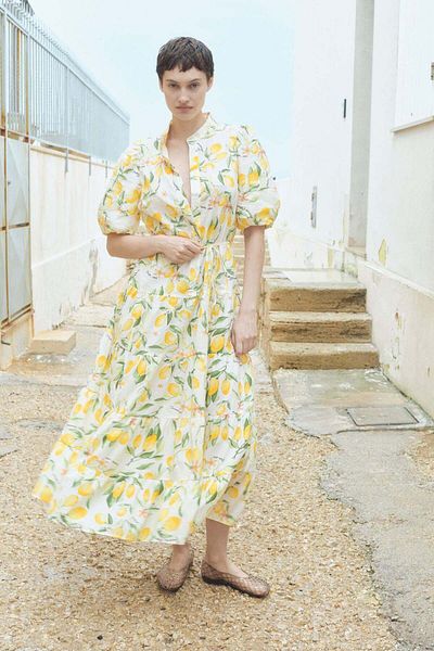 H&M Long Cotton Dress
